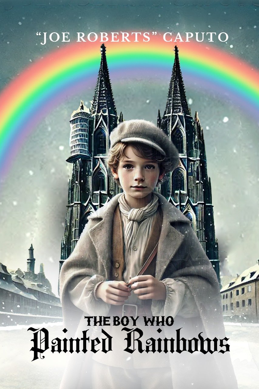 The front cover for The Boy Who Painted Rainbows